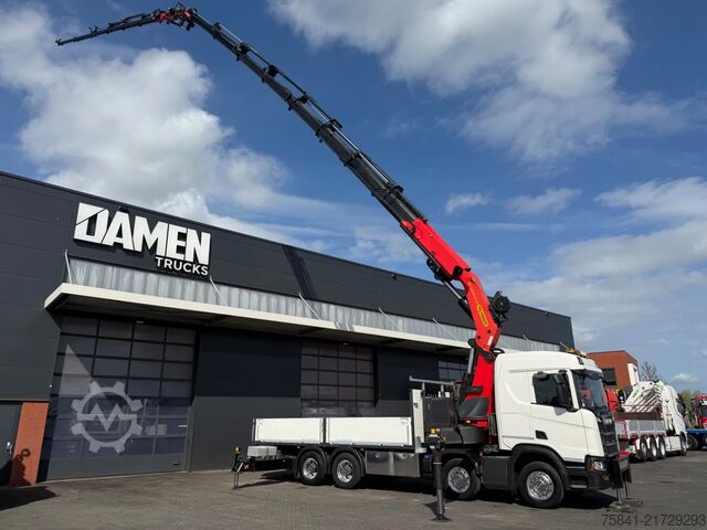 Crane truck Scania R 500 8x4 Palfinger PK 92002-SH G + JIB PJ 125 E