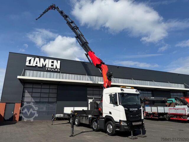 Crane truck Scania R 500 8x4 Palfinger PK 92002-SH G + JIB PJ 125 E