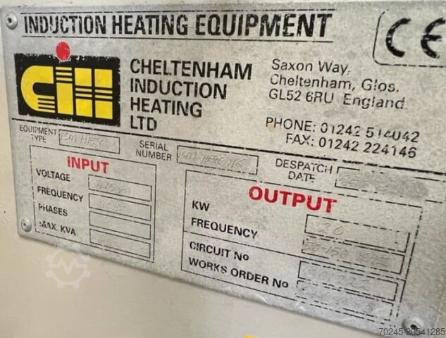 HIGH FREQUENCY INDUCTION HEATING-20KW HIGH FREQ.INDUCTION HEATING ISM 20 ISM-20
