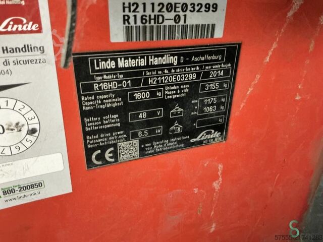 Reach truck Linde R16HD