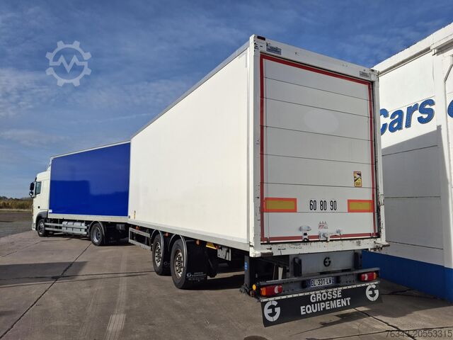 Kofferanhänger GROSSE EQUIPEMENT REMORQUE FOURGON 2 ESSIEUX