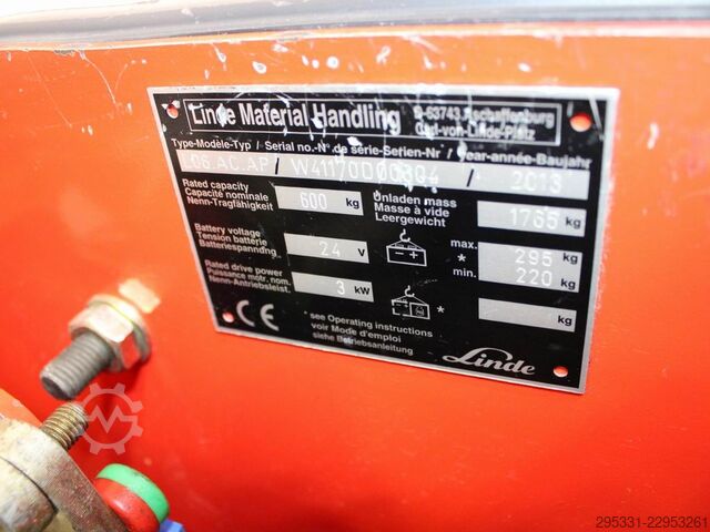 Hochhubwagen Linde L 06 AC AP  1170