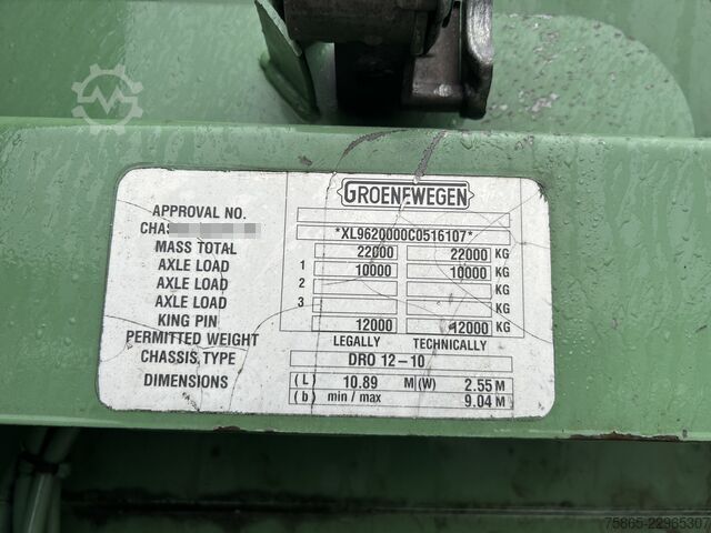 Box body Groenewegen DRO-12-10 B / City / Box / Loadlift 2000 kg / A...