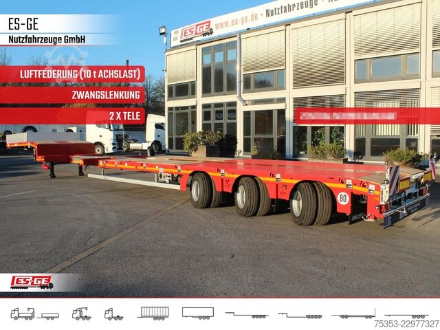 Tieflader-Sattelauflieger FAYMONVILLE MAX Trailer MAX110 Semi-Tieflader