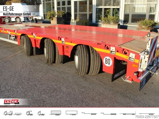 Tieflader-Sattelauflieger FAYMONVILLE MAX Trailer MAX110 Semi-Tieflader
