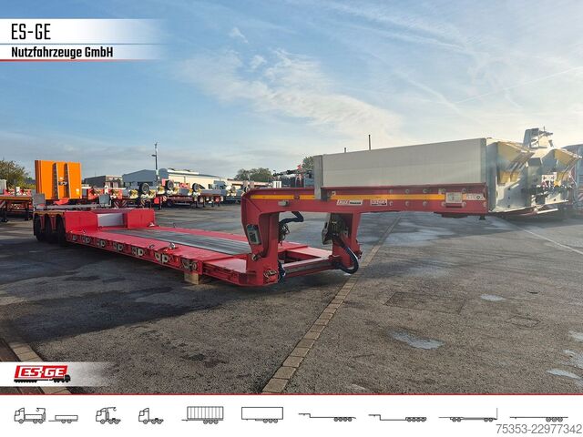 Low loader semitrailer FAYMONVILLE MAX Trailer MAX510 Tiefbett 3x12 t PA