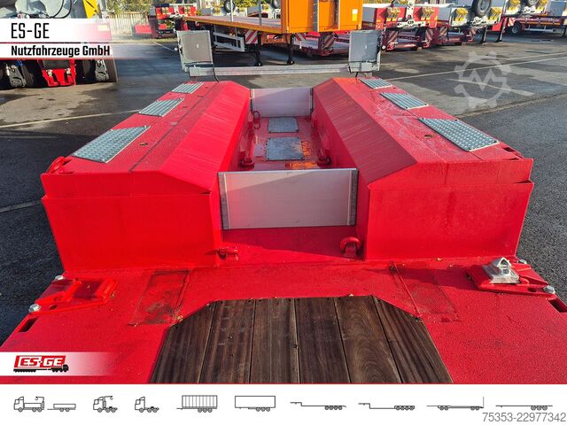 Low loader semitrailer FAYMONVILLE MAX Trailer MAX510 Tiefbett 3x12 t PA