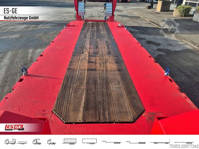 Low loader semitrailer FAYMONVILLE MAX Trailer MAX510 Tiefbett 3x12 t PA