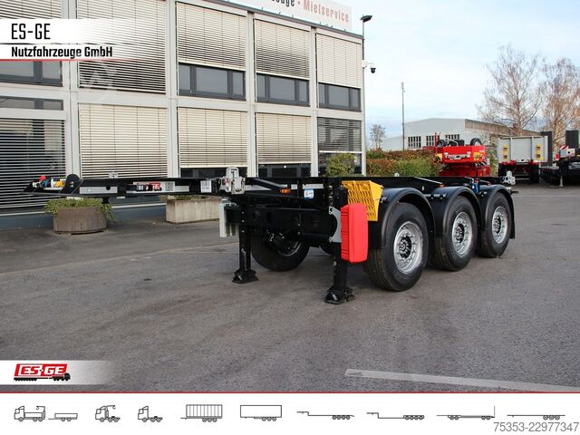 Swap body semitrailer KRONE 3-Achs-Containerchassis 20'