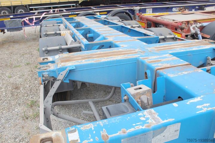 Sattelauflieger mit Wechselbrücke dtec semirimorchi portacontainer allungabili