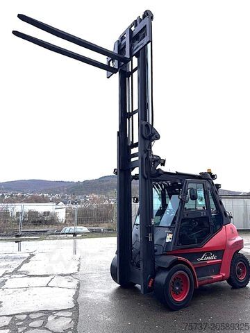 Front loader forklift LINDE H 80 T-02