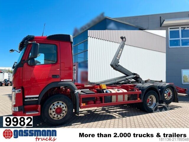 Roll-off tipper truck Volvo FM 410/450 6x2/4, Lenk-/Liftachse, ADR,