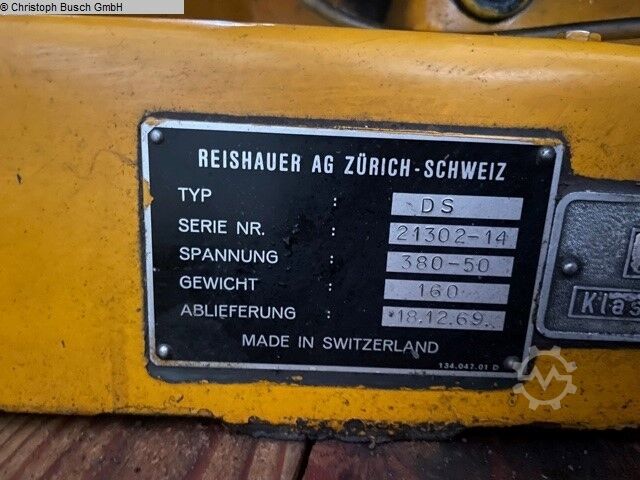 Lapping Machine REISHAUER DS