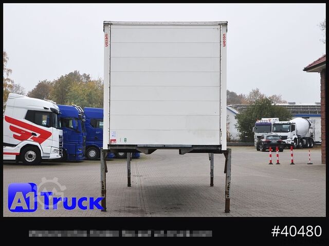Swap body with flatbed & tarp WECON WPR 745, verzinkt, 2520  innen, Code XL