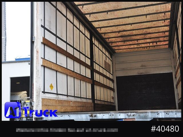 Swap body with flatbed & tarp WECON WPR 745, verzinkt, 2520  innen, Code XL