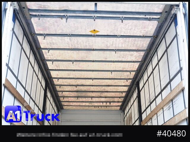 Swap body with flatbed & tarp WECON WPR 745, verzinkt, 2520  innen, Code XL