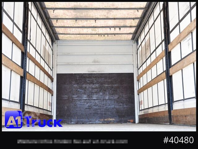 Swap body with flatbed & tarp WECON WPR 745, verzinkt, 2520  innen, Code XL