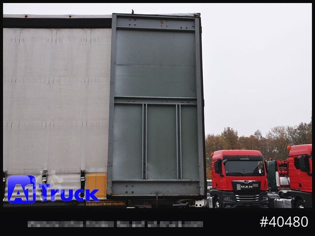 Swap body with flatbed & tarp WECON WPR 745, verzinkt, 2520  innen, Code XL