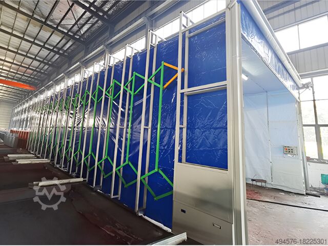 Lackierkabine „Harmonika“ ABC-Group Tunnel retracted paint booth