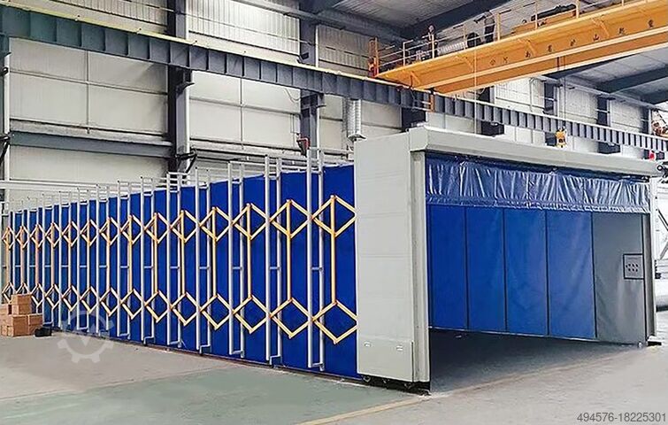 Lackierkabine „Harmonika“ ABC-Group Tunnel retracted paint booth