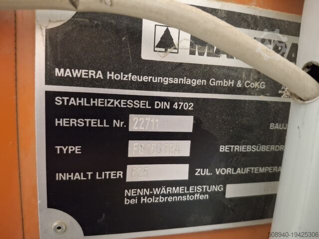 Heating system Mawera FU 160 TRA