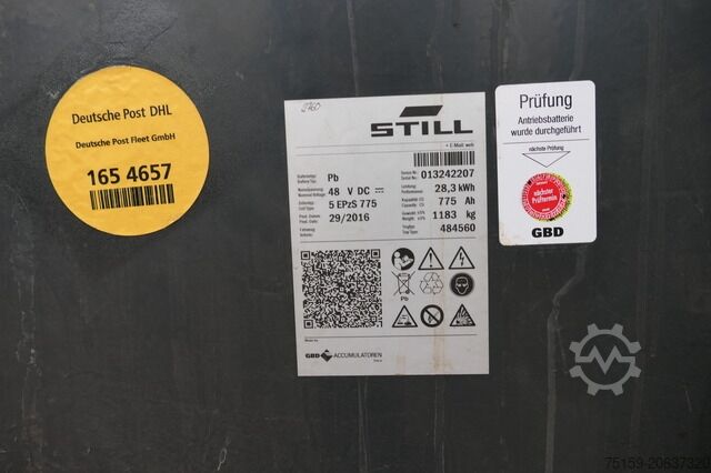 Front loader forklift still RX 20-18P/H 4RAD DUPLEX 4VENTIL BATTERIE 29/2016