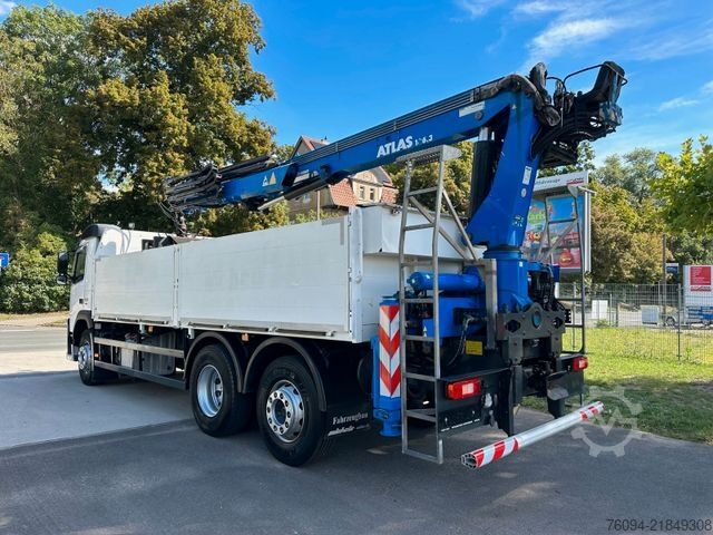Truck mounted crane VOLVO FM 420 Baustoff 6x2 lift/lenk Atlas Kran