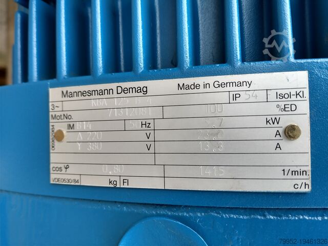 Demag drive KBA125 / T12 / FG06 / Mannesmann DEMAG KBA125 / T12 / FG06 / KBA80