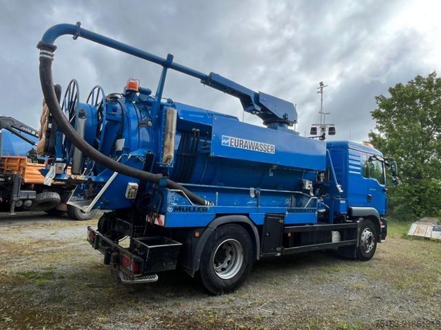 Vacuum tank truck MAN TG-M 18.340 4x2  Saug + Spülwagen Müller Vacumas