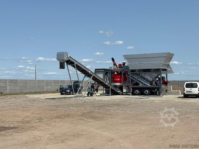 Concrete mixing plant Polygonmach PAC 30m3 hour site type batching plant- ultra m...