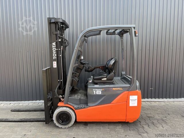 Electric 3-wheel forklift Toyota 8FBET18