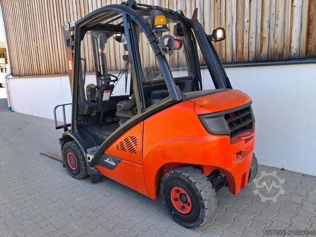 Forklift Linde H 25 Diesel Triplex Zinkenverstellgerät