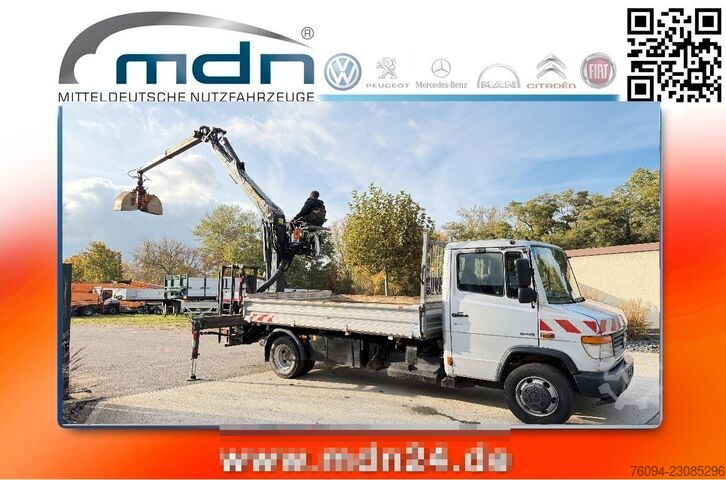 Autokranwagen MERCEDES-BENZ Vario 816 Kipper Kran Selbstlader AHK