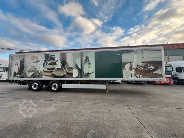 Box semitrailer  WÜLLHORST *NEUWERTIG* 2T LBW * LIFT * LENK * AHK