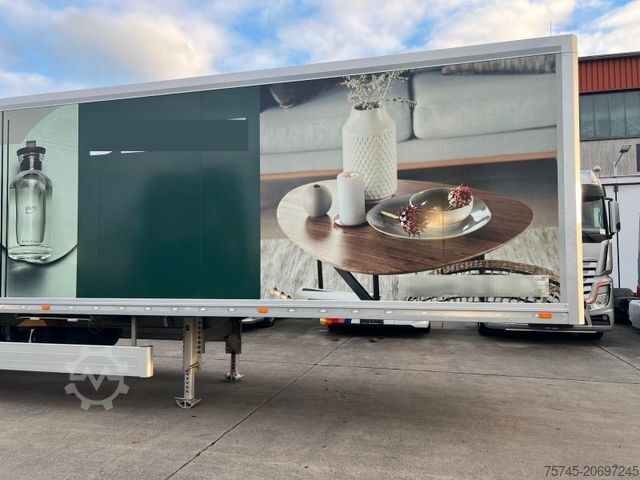 Box semitrailer  WÜLLHORST *NEUWERTIG* 2T LBW * LIFT * LENK * AHK