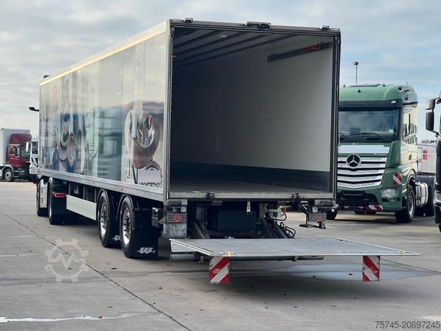 Box semitrailer  WÜLLHORST *NEUWERTIG* 2T LBW * LIFT * LENK * AHK