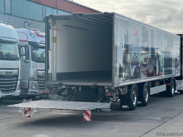 Box semitrailer  WÜLLHORST *NEUWERTIG* 2T LBW * LIFT * LENK * AHK