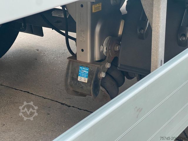 Box semitrailer  WÜLLHORST *NEUWERTIG* 2T LBW * LIFT * LENK * AHK