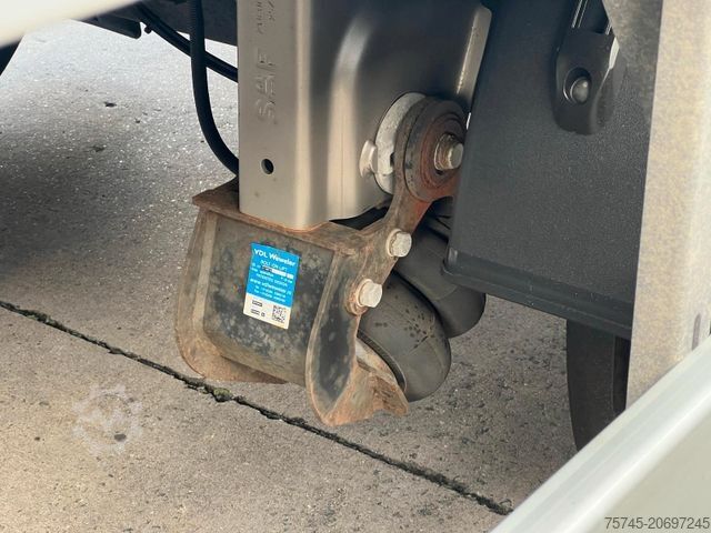 Box semitrailer  WÜLLHORST *NEUWERTIG* 2T LBW * LIFT * LENK * AHK