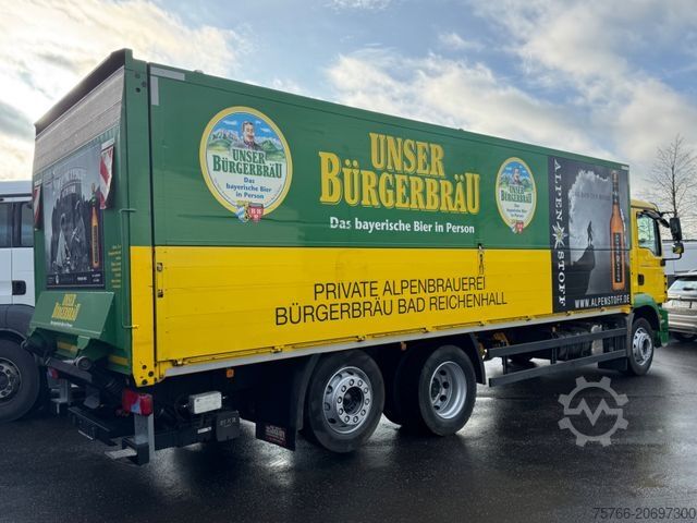 Beverage truck MAN TGM 26.290  / LBW / AHK / LENKACHSE / 18 PAL