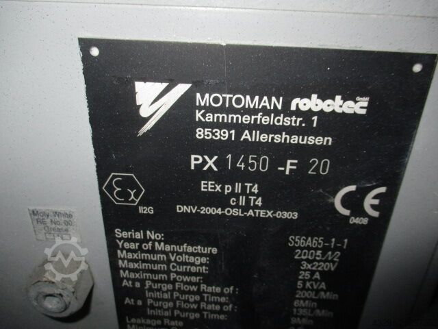 Industrial robot Motoman Yaskawa PX1450-F20