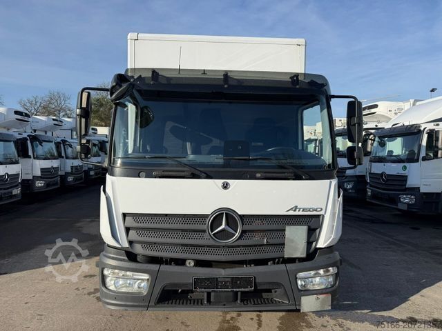 Transporter mit Koffer MERCEDES-BENZ ATEGO 818 L Koffer 6,10 m LBW 1 to.*AHK*EURO 6E