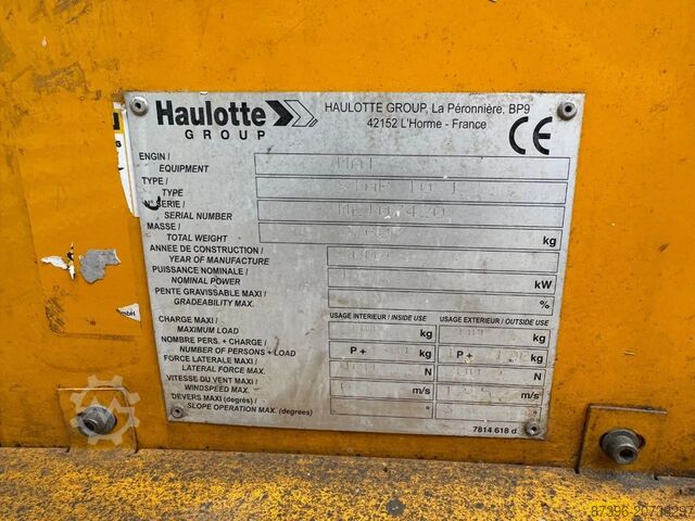 Teleskopbühne Haulotte Star 10 Hoogwerker Masthoogwerker