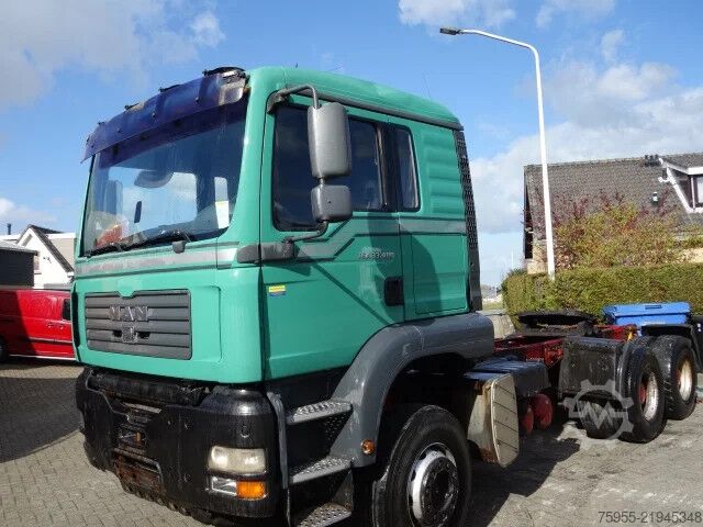 Schwerlast MAN TGA 33.480 6X4 STEEL SPRINGS MANUAL GEARBOX,AIR...