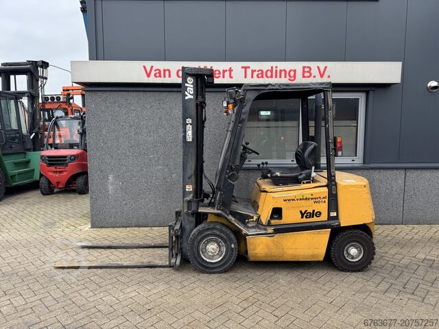 Yale GDP25TF Duplo 380 Seitenschieber Mazda Diesel 1998 YALE GDP25TF Duplo 380 Sideshift Mazda Diesel 1998