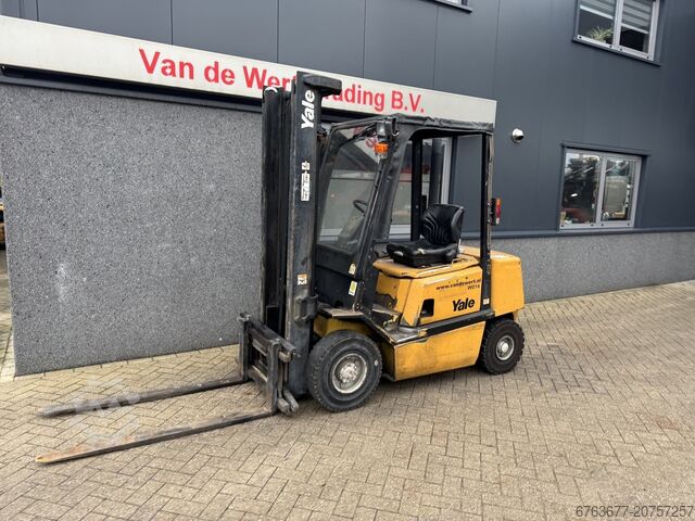 Yale GDP25TF Duplo 380 Seitenschieber Mazda Diesel 1998 YALE GDP25TF Duplo 380 Sideshift Mazda Diesel 1998