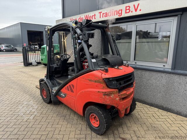 Linde H35T-02 Triplo 465 Freelift / Seitenschub / Wiegesystem LPG 2017 LINDE H35T-02 Triplo 465 Freelift / Sideshift / weegsysteem LPG 2017