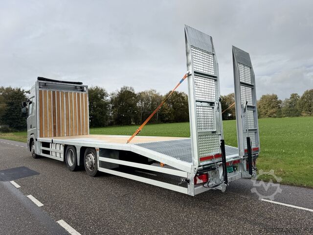 Scania S450 NGS 6X2 Maschinentransporter / Auffahr-Lastwagen Euro 6 Automatik - Vollluftfederung - 2 SCANIA S450 NGS 6X2 Machine Transporter / Oprij Vrachtwagen Euro 6 Automaat - Full Air - 2019 - APK 11-26