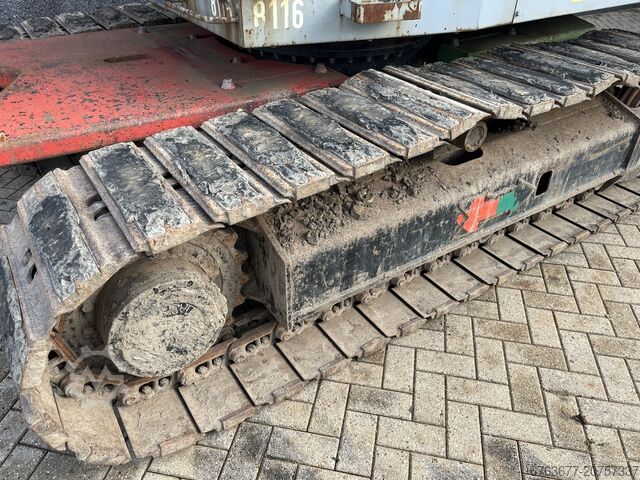 Raupenarbeitsbühne AICHI SR18A, Teleskoparbeitsbühne, ISUZU Diesel, Gummipads, Baujahr 2007 AICHI SR18A telescoop hoogwerker ISUZU diesel rubber pads 2007 AICHI