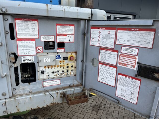 Raupenarbeitsbühne AICHI SR18A, Teleskoparbeitsbühne, ISUZU Diesel, Gummipads, Baujahr 2007 AICHI SR18A telescoop hoogwerker ISUZU diesel rubber pads 2007 AICHI